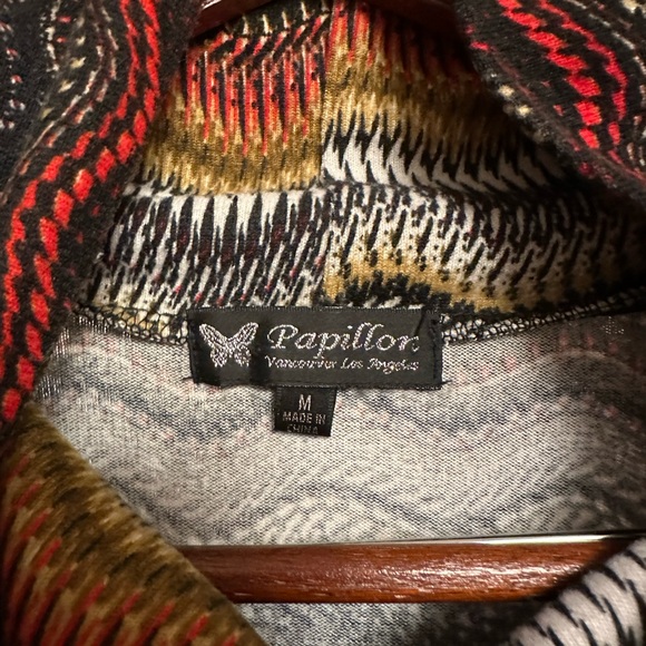 🚺 Papillon Vancouver Los Angeles cowl neck sleeveless tunic - Picture 2 of 8